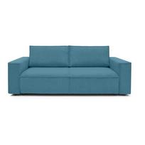 Iš kordinio velveto sulankstoma sofa turkio spalvos 245 cm Nihad – Bobochic Paris