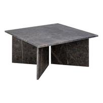 Iš marmuro kavos staliukas juodos spalvos 90x90 cm Vega – Actona