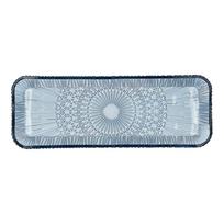 Serviravimo padėklas mėlynos spalvos iš stiklo 14x38 cm Kusintha – Bitz
