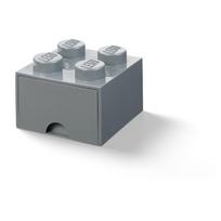 Tamsiai pilka vaikiška daiktų saugojimo dėžė su stalčiumi LEGO®