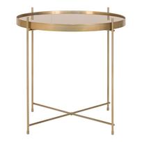 Apvalus auksinis kavos staliukas ø 48 cm Venezia - House Nordic