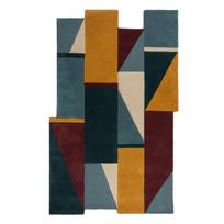 Rankų darbo iš vilnos kilimas 150x240 cm Shuffle Shaped – Flair Rugs