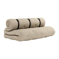 Sulankstoma minkšta sofa-lova Karup Design OUT™ Buckle Up Beige