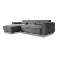 Kampinė sofa pilkos spalvos (su kairiuoju kampu) Flex Felix – Miuform