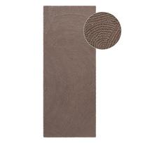 Rankų darbo taupe spalvos iš vilnos kilimas 80x300 cm Calmio – Hanse Home