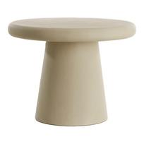 Apvalios formos kavos staliukas smėlio spalvos ø 60 cm Kulona – Light & Living