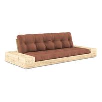 Sulankstoma sofa raudonos plytų spalvos 244 cm Base – Karup Design