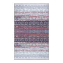 Skalbiamas kilimas violetinės spalvos/pilkos spalvos 80x150 cm Vintage Stripe – Mila Home