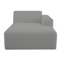 Iš boucle modulinė sofa pilkos spalvos (su dešiniuoju kampu) Roxy – Scandic