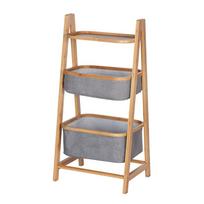 Iš bambuko vonios lentyna pilkos spalvos/rudos spalvos 44x91 cm Bahari – Wenko