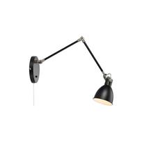 Juodas sieninis šviestuvas Markslöjd House, stovo ilgis 84,5 cm