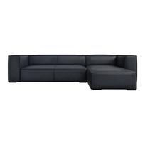 Iš odos kampinė sofa tamsiai mėlynos spalvos (su dešiniuoju kampu) Madame – Windsor & Co Sofas