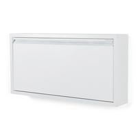 Baltos spalvos iš metalo atlenkiama spintelė batams 75x37,5x12,5 cm Billy – Spinder Design