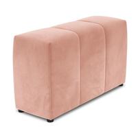 Rausvas aksomo porankis modulinei sofai Rome Velvet - Cosmopolitan Design
