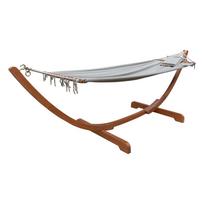 Sodo supamasis krėslas ant eukalipto medienos konstrukcijos ADDU Hammock Madeira