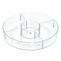 Apvali skaidri laikymo dėžė iDesign The Home Edit, ⌀ 45,7 cm