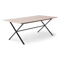 Prailginamas valgomojo stalas su papildomu stalviršiu su ąžuolo dekoro stalviršiu 100x210 cm Meza – Hammel Furniture