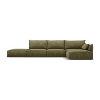 Žalia kampinė sofa (dešinysis kampas) Vanda - Mazzini Sofas