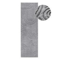 Kilimas pilkos spalvos 80x240 cm Chappe Light Grey – Elle Decoration