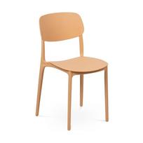 Persikų spalvos plastikinė sodo kėdė Hébé – Bonami Essentials