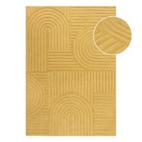 Geltonos spalvos vilnonis kilimas Flair Rugs Zen Garden, 160 x 230 cm
