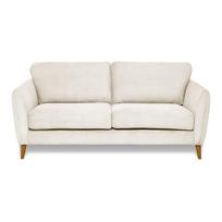 Iš kordinio velveto sofa baltos spalvos 170 cm Paris – Scandic