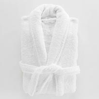 Baltos spalvos iš medvilnės chalatas M Tendresse – douceur d'intérieur