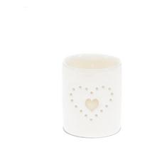 Iš keramikos žvakidė arbatinei žvakutei Heart – Rex London