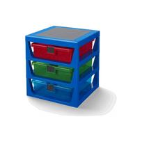 Mėlynas daiktų organizatorius su 3 stalčiais LEGO® Storage