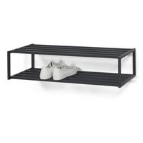 Juodos spalvos iš metalo pakabinama spintelė batams 78x20,5x30,5 cm School – Spinder Design