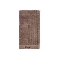 Taupe spalvos iš frote audinio rankšluostis 50x100 cm Classic – Zone