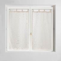Permatomos užuolaidos smėlio spalvos 2 vnt. 60x120 cm Minalisa – douceur d'intérieur