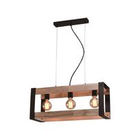 Juodas pakabinamas šviestuvas 20x60 cm Varna - Candellux Lighting