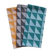 Medvilniniai rankšluosčiai, 3 vnt. 70x50 cm Geometry - JAHU collections
