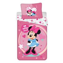 Viengulė vaikiška patalynė iš mikropluošto 140x200 cm Minnie Sweet Like Me – Jerry Fabrics