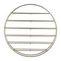 Sieninė auksinės spalvos iš metalo vyno lentyna butelių skaičius 12 80x80x9 cm Redondo – PT LIVING