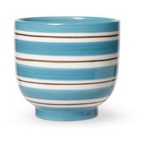 Mėlynos ir baltos spalvos keraminis vazonas Kähler Design, ø 12 cm