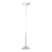 Baltas pakabinamas šviestuvas SULION Rita, aukštis 100 cm