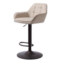 Reguliuojamo aukščio baro taburetė smėlio spalvos Nolan – Unique Furniture