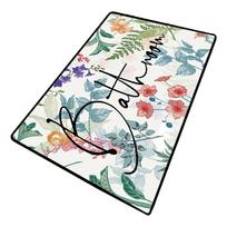 Vonios kilimėlis 70x120 cm Green In Flower – Foutastic