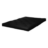 Vidutinio kietumo futono čiužinys juodos spalvos 160x200 cm Coco Black – Karup Design