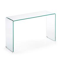 Iš stiklo konsolinis staliukas 40x125 cm Burano – Kave Home