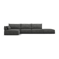 Pilka kampinė sofa (kairysis kampas) Vanda - Mazzini Sofas