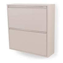 Taupe spalvos iš metalo atlenkiama spintelė batams 75x77,5x22,5 cm Billy – Spinder Design