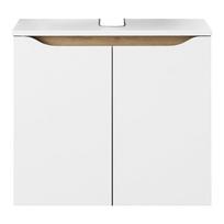 Žema/pakabinama spintelė be kriauklės baltos spalvos 60x53 cm Set 857 – Pelipal