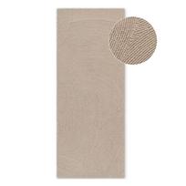 Rankų darbo smėlio spalvos iš vilnos kilimas 80x300 cm Calmio – Hanse Home