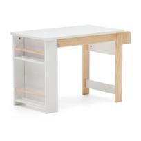 Vaikiškas rašomasis stalas su baltu stalviršiu 40x77 cm Serwa – Kave Home