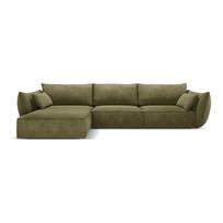 Žalia kampinė sofa (kairysis kampas) Vanda - Mazzini Sofas