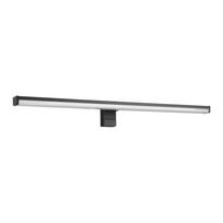 Matinės juodos spalvos LED sieninis šviestuvas (ilgis 60 cm) Lino - Trio