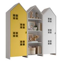 Atvira vaikiška spinta geltonos spalvos/baltos spalvos 173x171,5 cm CASAMI BRUGES – Vipack